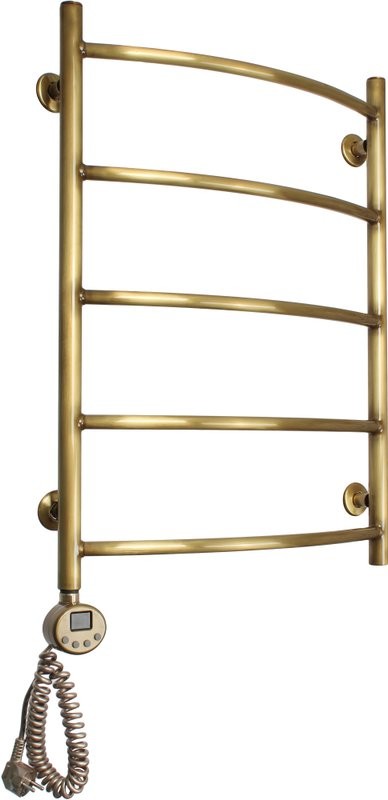 Полотенцесушитель электрический Domoterm Калипсо П5 50x70, античная бронза, L