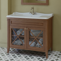 Тумба с раковиной Caprigo Napoli 100 напольная, орех гварнери