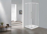 Душевой уголок Esbano Flex ESF-90KV-C 90х90 см, профиль хром, стекло прозрачное