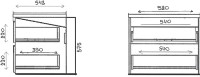 Тумба с раковиной Style Line Даллас Леон 120 R Люкс Plus подвесная, серая матовая, для стиральной машины