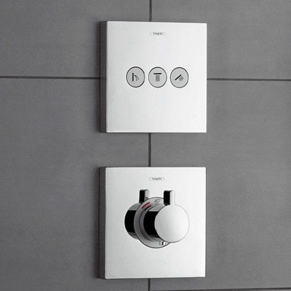 Термостатический смеситель встраиваемый Hansgrohe ShowerSelect 15760000 С ВНУТРЕННЕЙ ЧАСТЬЮ, хром