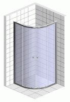 Душевой уголок Royal Bath HPD RB100 HPD-T-CH 100x100
