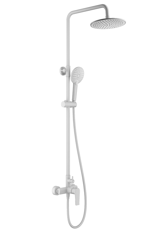 Душевая стойка Wonzon & Woghand WW-A30103-MW матовая белая