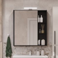 Зеркало-шкаф AQUATON Амели 80 антрацит