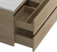 Тумба с раковиной BelBagno Kraft 39 80 rovere nebrasca nature, раковина BB-8099-3-80
