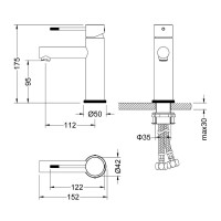 Смеситель для раковины Timo Saona 2361/19F розовое золото Смеситель для раковины Timo Saona 2361/19F розовое золото