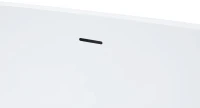 Акриловая ванна Grossman Classic GR-2503MB 170x85 см, отдельностоящая, черная, овальная, с каркасом, со сливом-переливом