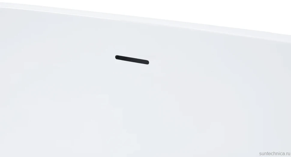 Акриловая ванна Grossman Classic GR-2503MB 170x85 см, отдельностоящая, черная, овальная, с каркасом, со сливом-переливом