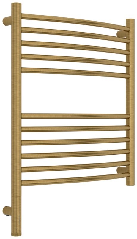 Полотенцесушитель электрический Сунержа Богема 3.1 051-6002-6050 70x55 см, подключение слева, состаренная латунь, лесенка