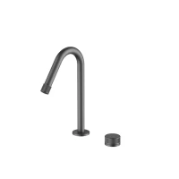 Смеситель для раковины Black&White Gravity 7108GM gun metal Смеситель для раковины Black&White Gravity 7108GM gun metal