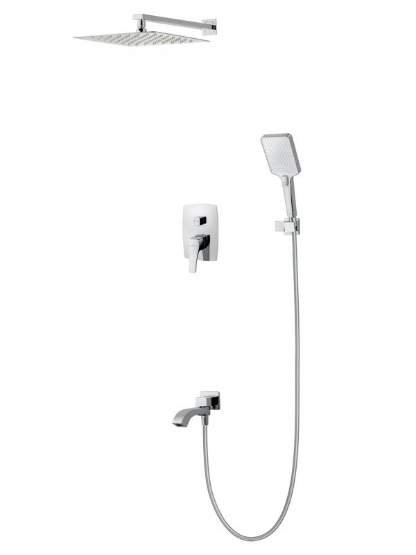 Душевой комплект Wonzon & Woghand Flex WW-88939072-CR С ВНУТРЕННЕЙ ЧАСТЬЮ, хром