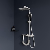 Душевая стойка RGW Shower Panels SP-35-W белая