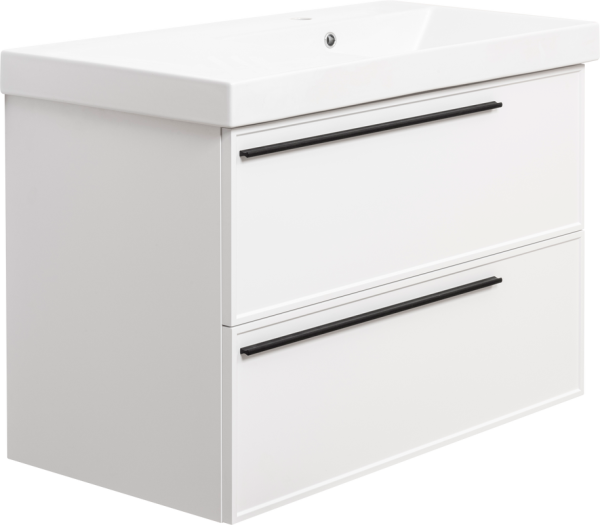 Тумба с раковиной La Fenice Elba Twin 90 белая