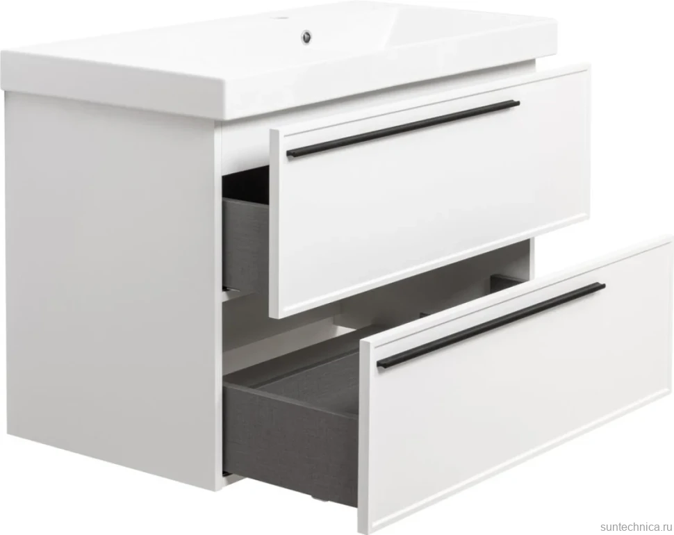 Тумба с раковиной La Fenice Elba Twin 90 белая