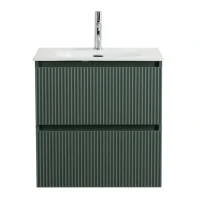 Тумба с раковиной BelBagno Uno-mini 50 подвесная, 2 ящика, матовая еловая