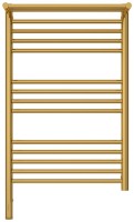 Полотенцесушитель электрический Сунержа Богема 3.1 03-6006-8050 90x55 см, подключение слева, золото, лесенка, с полкой