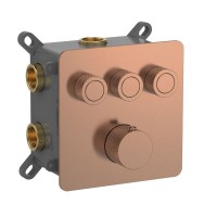 Смеситель для ванны AQUAme с термостатом встраиваемый AQM8812BC