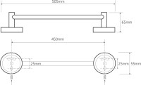 Полотенцедержатель Bemeta Omega 104104022