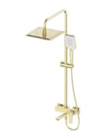 Душевая стойка Wonzon & Woghand Forza WW-739031-BG брашированное золото