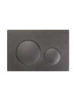 Кнопка смыва для унитаза BelBagno BB-17C-GM пластик, цвет оружейная сталь