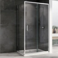 Душевой уголок Abber Schwarzer Diamant AG301305-S705 130х70, профиль хром, стекло прозрачное