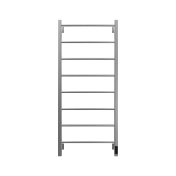 Полотенцесушитель электрический Grota Simple K 530х1200 NM EL 120x45 см, подключение справа, слева, скрытое подключение справа, матовый хром, лесенка