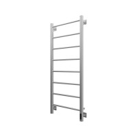 Полотенцесушитель электрический Grota Simple K 530х1200 NM EL 120x45 см, подключение справа, слева, скрытое подключение справа, матовый хром, лесенка