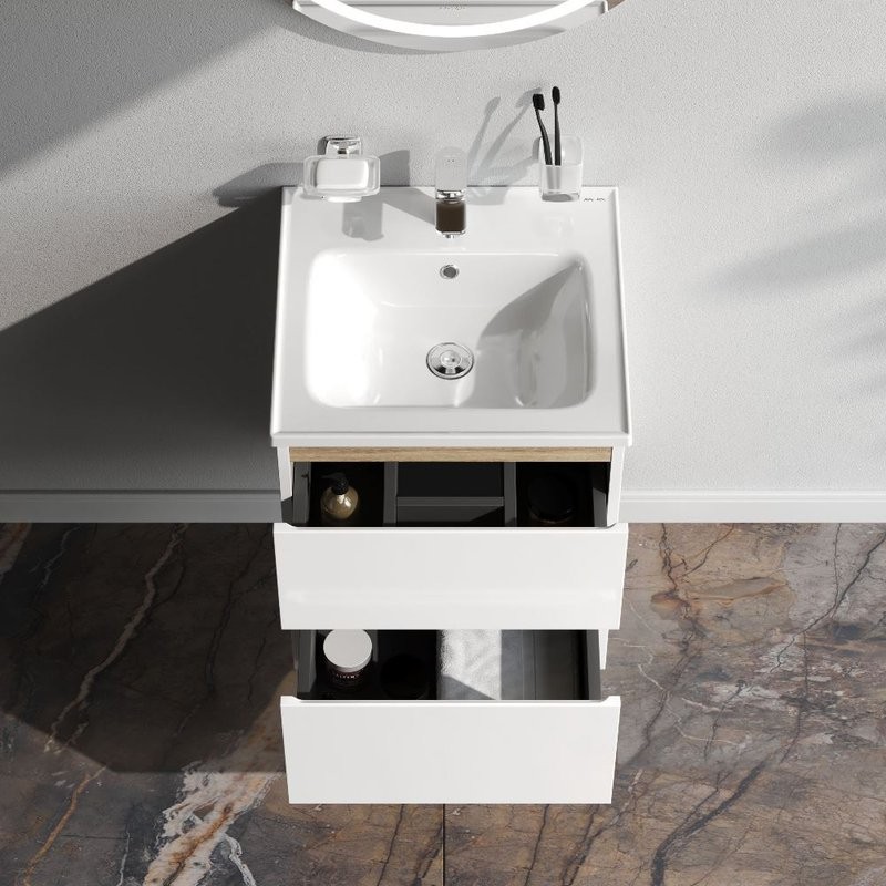 Мебель для ванной комнаты AM.PM X-Joy 50 подвесная, белый глянец