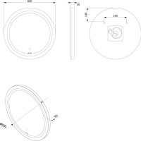 Мебель для ванной комнаты AM.PM X-Joy 50 подвесная, белый глянец