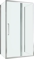 Душевой уголок Abber Schwarzer Diamant AG30150H-S90-S90 150x90, профиль хром, стекло прозрачное