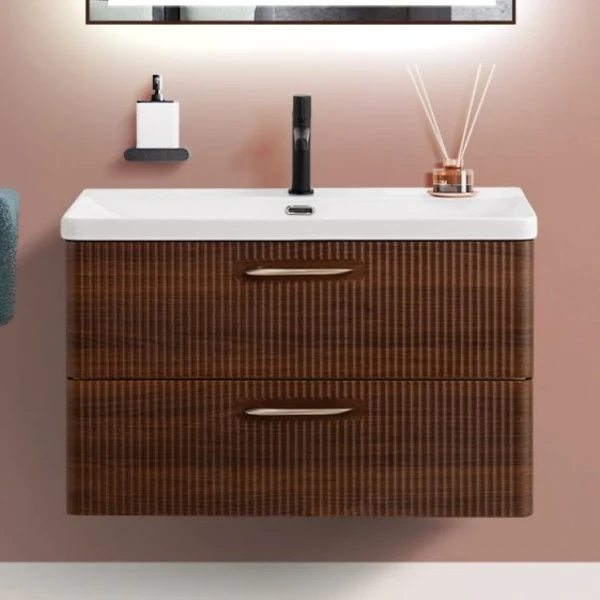 Тумба с раковиной BelBagno Due 80 noce