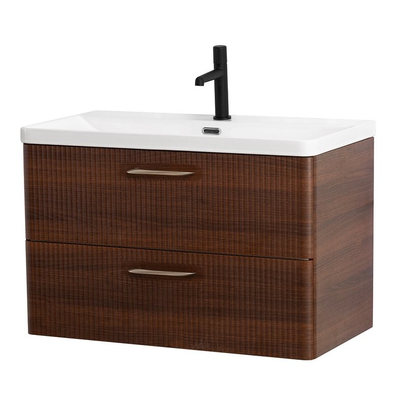Тумба с раковиной BelBagno Due 80 noce