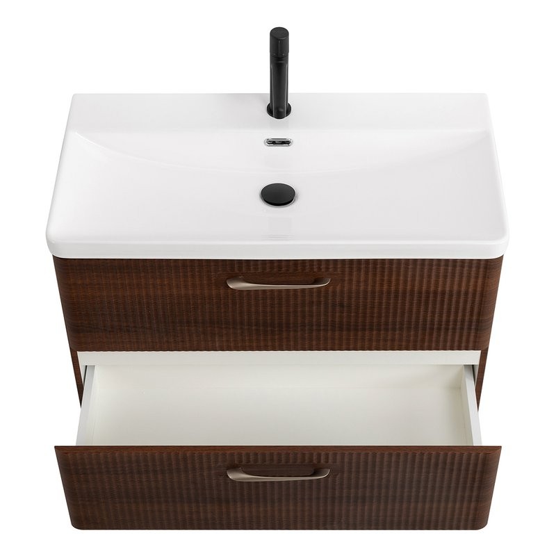 Тумба с раковиной BelBagno Due 80 noce