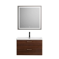 Тумба с раковиной BelBagno Due 80 noce