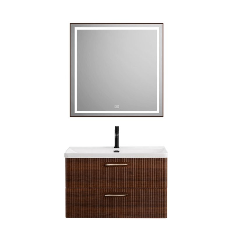 Тумба с раковиной BelBagno Due 80 noce