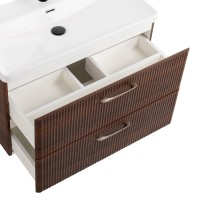 Тумба с раковиной BelBagno Due 80 noce