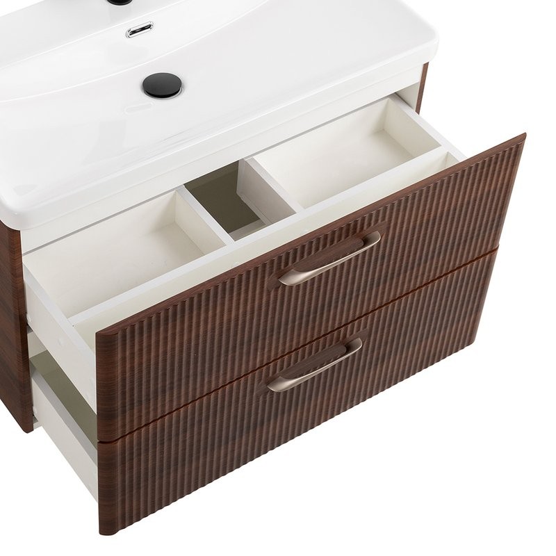 Тумба с раковиной BelBagno Due 80 noce