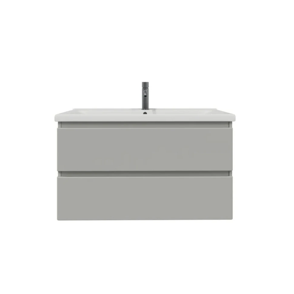 Тумба под раковину без столешницы SanStar Riana 100 подвесная, grey