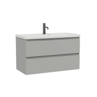 Тумба под раковину без столешницы SanStar Riana 100 подвесная, grey