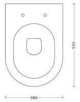 Унитаз подвесной ArtCeram Chic Rimless с микролифтом, глянцевый белый, петли хром