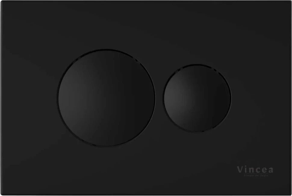 Кнопка смыва Vincea VFP-731MB черная матовая