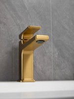 Смеситель для раковины Haiba HB10831-5 брашированное золото Смеситель для раковины Haiba HB10831-5 брашированное золото