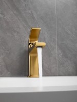 Смеситель для раковины Haiba HB10831-5 брашированное золото Смеситель для раковины Haiba HB10831-5 брашированное золото