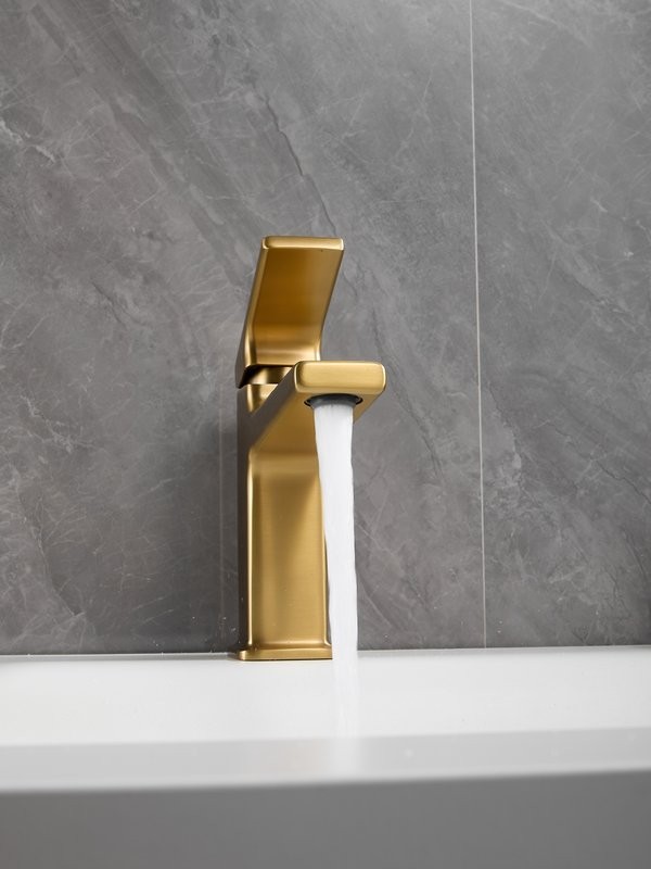 Смеситель для раковины Haiba HB10831-5 брашированное золото