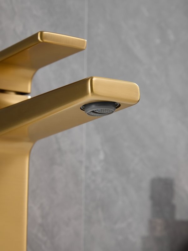 Смеситель для раковины Haiba HB10831-5 брашированное золото