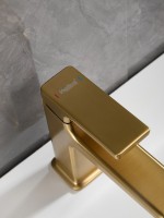 Смеситель для раковины Haiba HB10831-5 брашированное золото Смеситель для раковины Haiba HB10831-5 брашированное золото