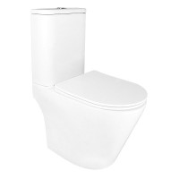 Унитаз-компакт напольный AZARIO Berton AZ-6093 глянцевый белый