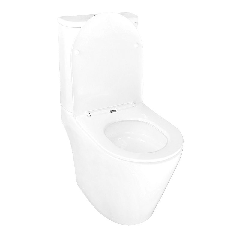 Унитаз-компакт напольный AZARIO Berton AZ-6093 глянцевый белый