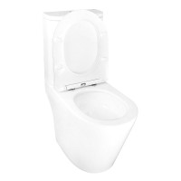 Унитаз-компакт напольный AZARIO Berton AZ-6093 глянцевый белый