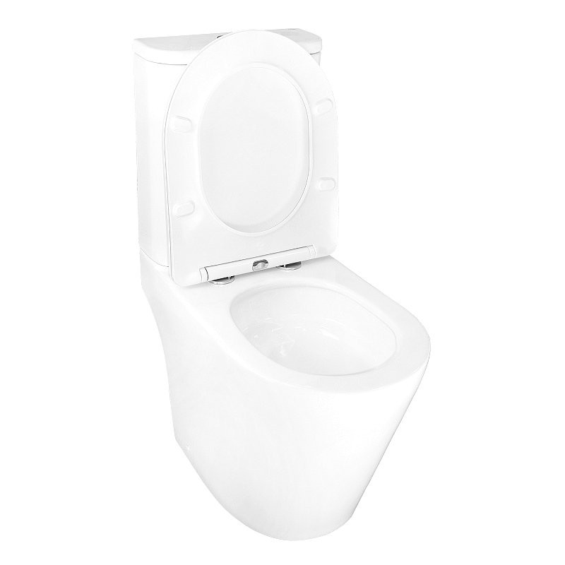 Унитаз-компакт напольный AZARIO Berton AZ-6093 глянцевый белый